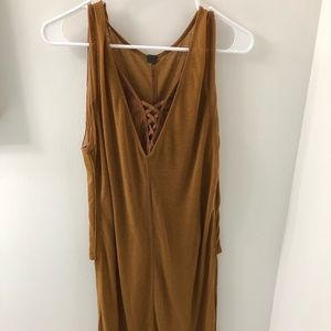 Free People Tunic, Brown, size L